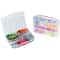Quantum Storage Systems® 10.25" x 13" x 2.5" Clear Fixed 10 Compartment Storage Box